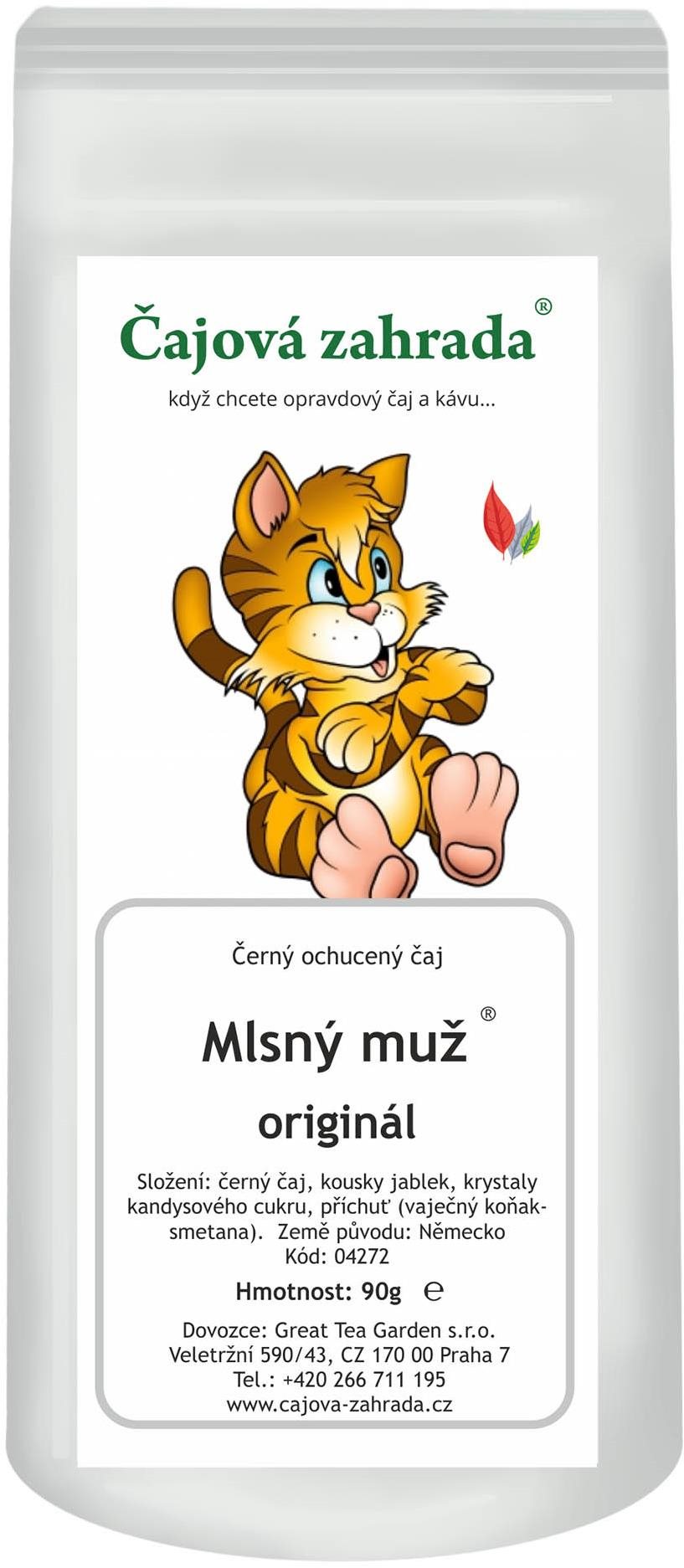 Čajová záhrada Mlsný muž® – čierny ochutený čaj, 500 g