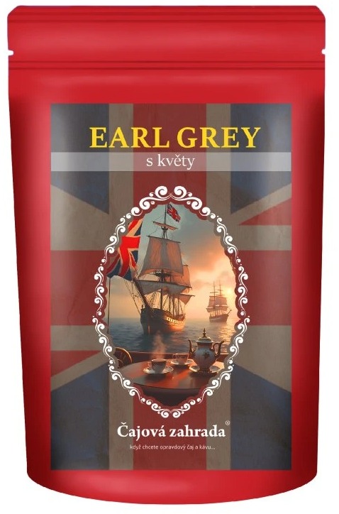 Čajová záhrada Earl Grey s kvetmi – čierny ochutený čaj, 500 g