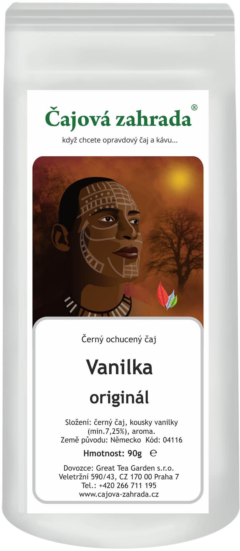 Čajová záhrada Vanilka – čierny ochutený čaj, 90 g