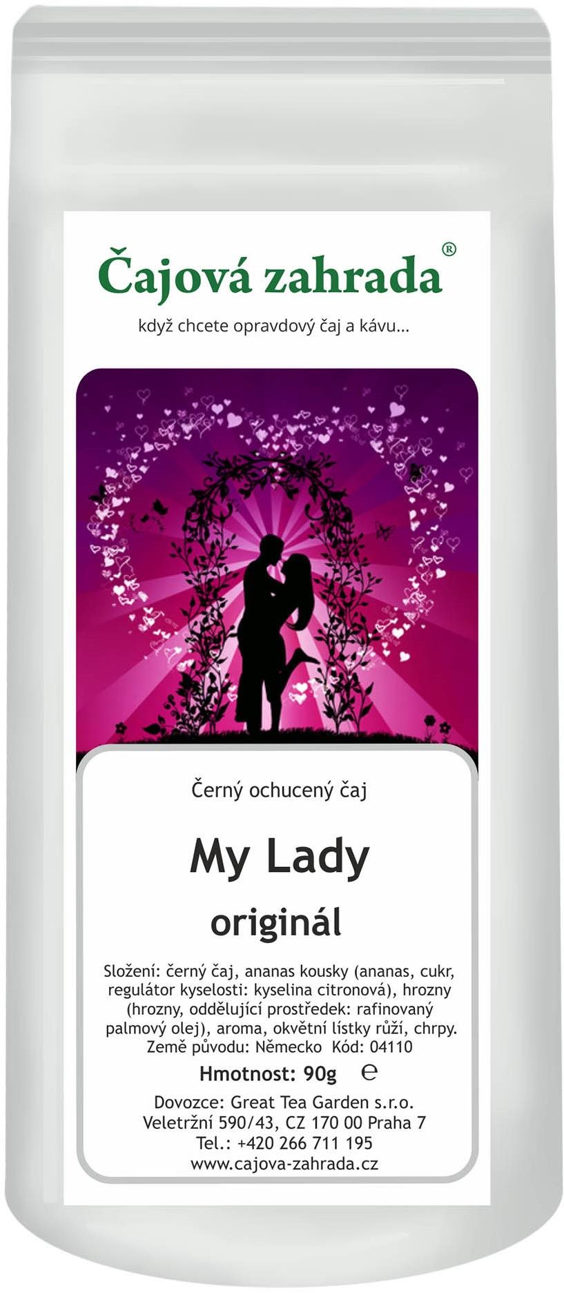 Čajová záhrada My Lady – čierny ochutený čaj, 90 g