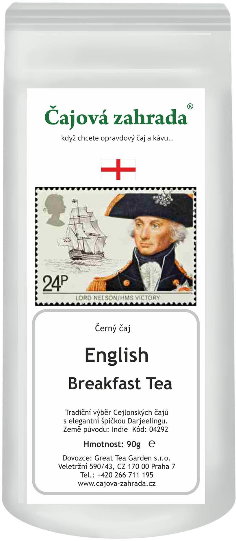 Čajová záhrada English Breakfast Tea – čierny čaj, 90 g