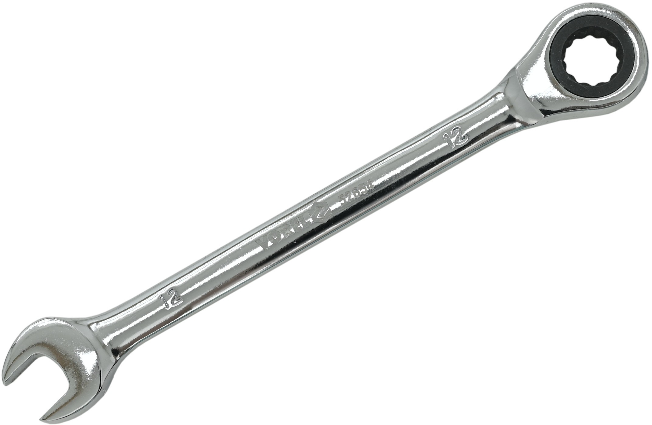 Vorel Kľúč očkoplochý račňový 12 mm CrV