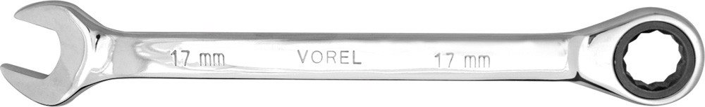 Vorel Kľúč očkoplochý račňový 17 mm CrV