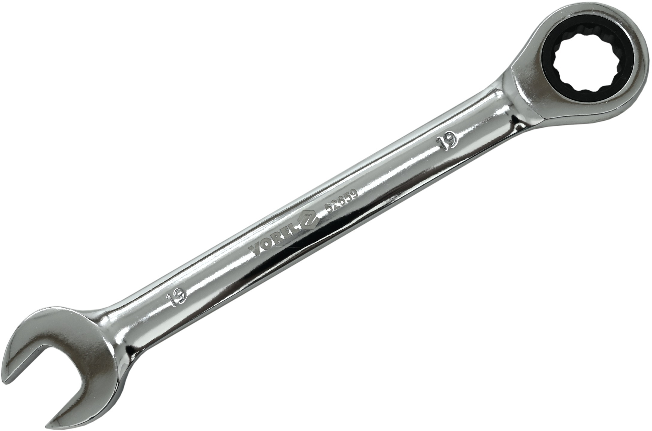 Vorel Kľúč očkoplochý račňový 19 mm CrV