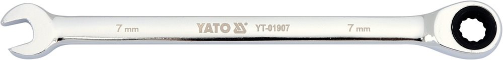 Yato Klíč očkoplochý ráčňový 7 mm