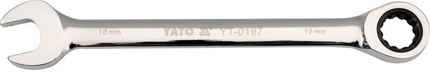 Yato Kľúč očkoplochý račňový 16 mm