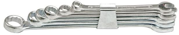 VOREL Kľúče očkoploché 6 – 19 mm v sade TO-51590