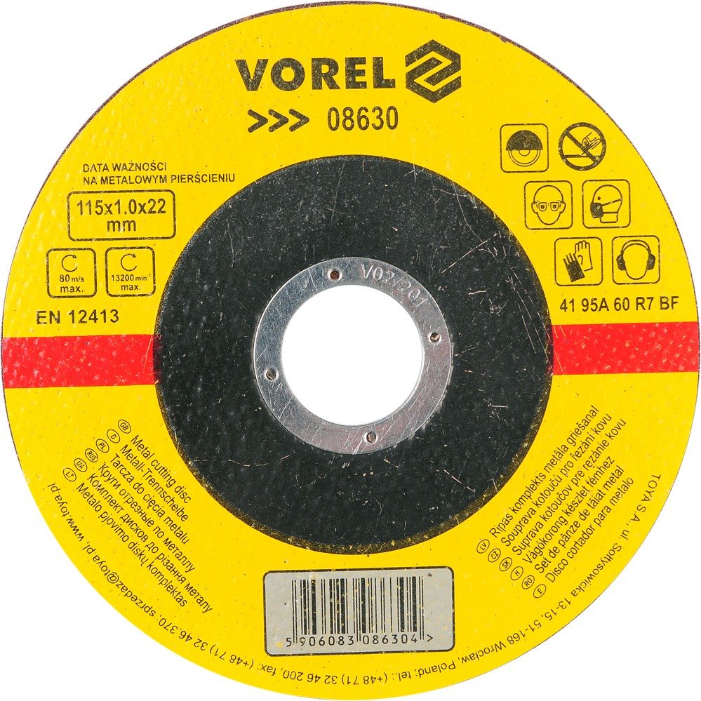 Vorel Kotúč na kov 115 × 22 × 1,0 mm