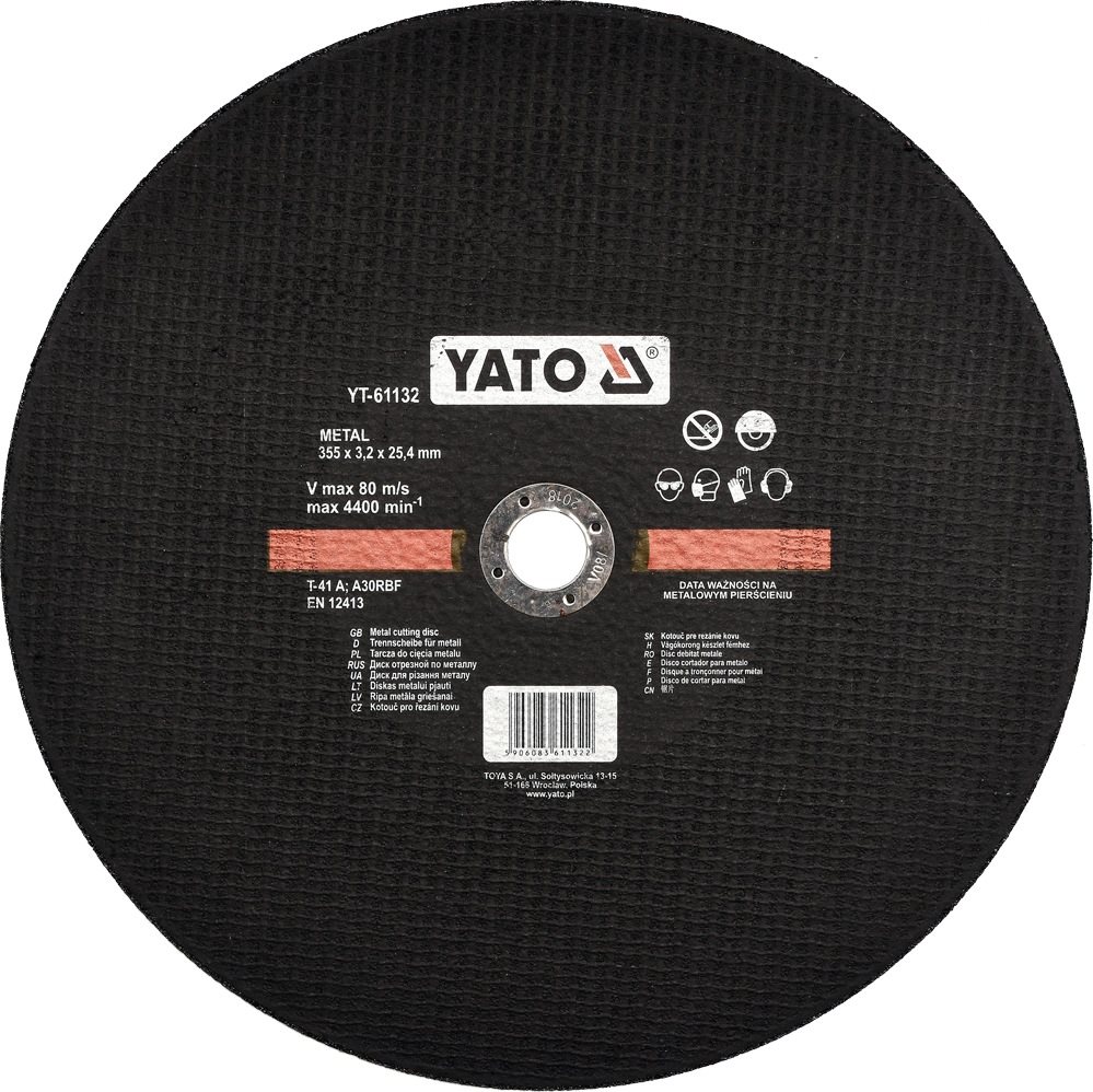 Yato Kotúč na kov 355 × 25,4 × 3,2 mm