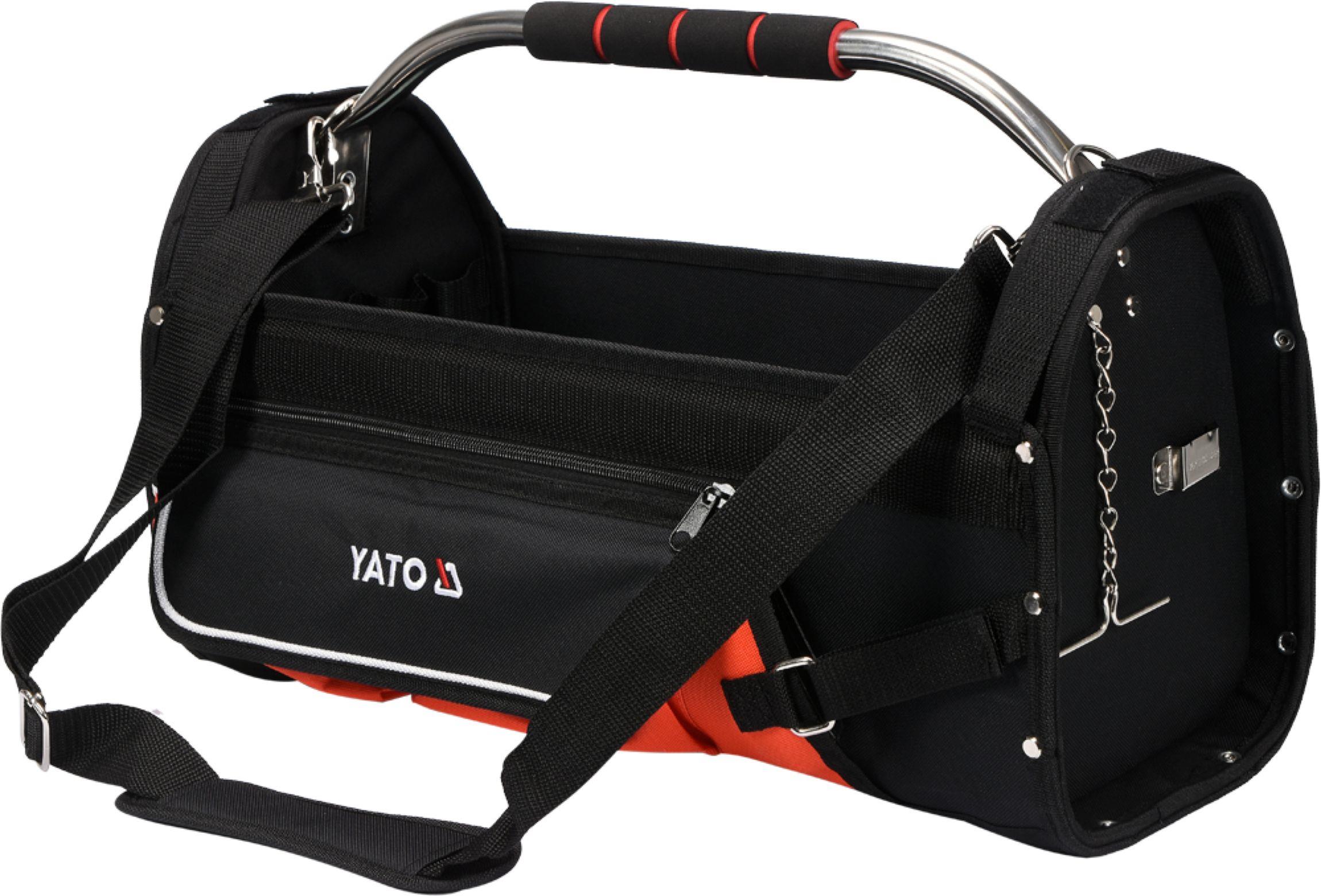 YATO Taška na náradie 52 × 33 × 24 cm s oceľovou rukoväťou YT-74373
