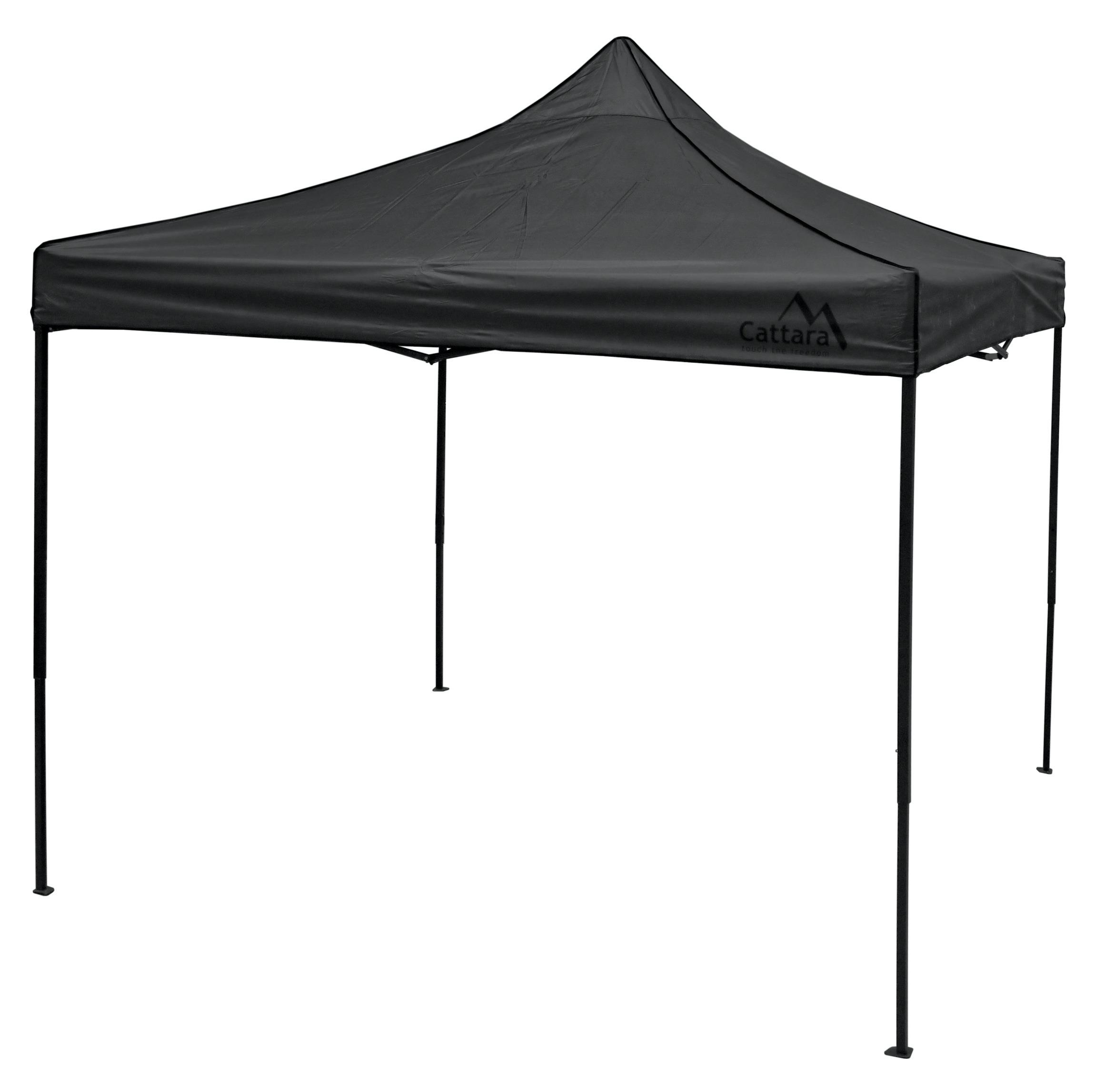 CATTARA Záhradný altánok nožnicový 3 × 3 m WATERPROOF, sivý