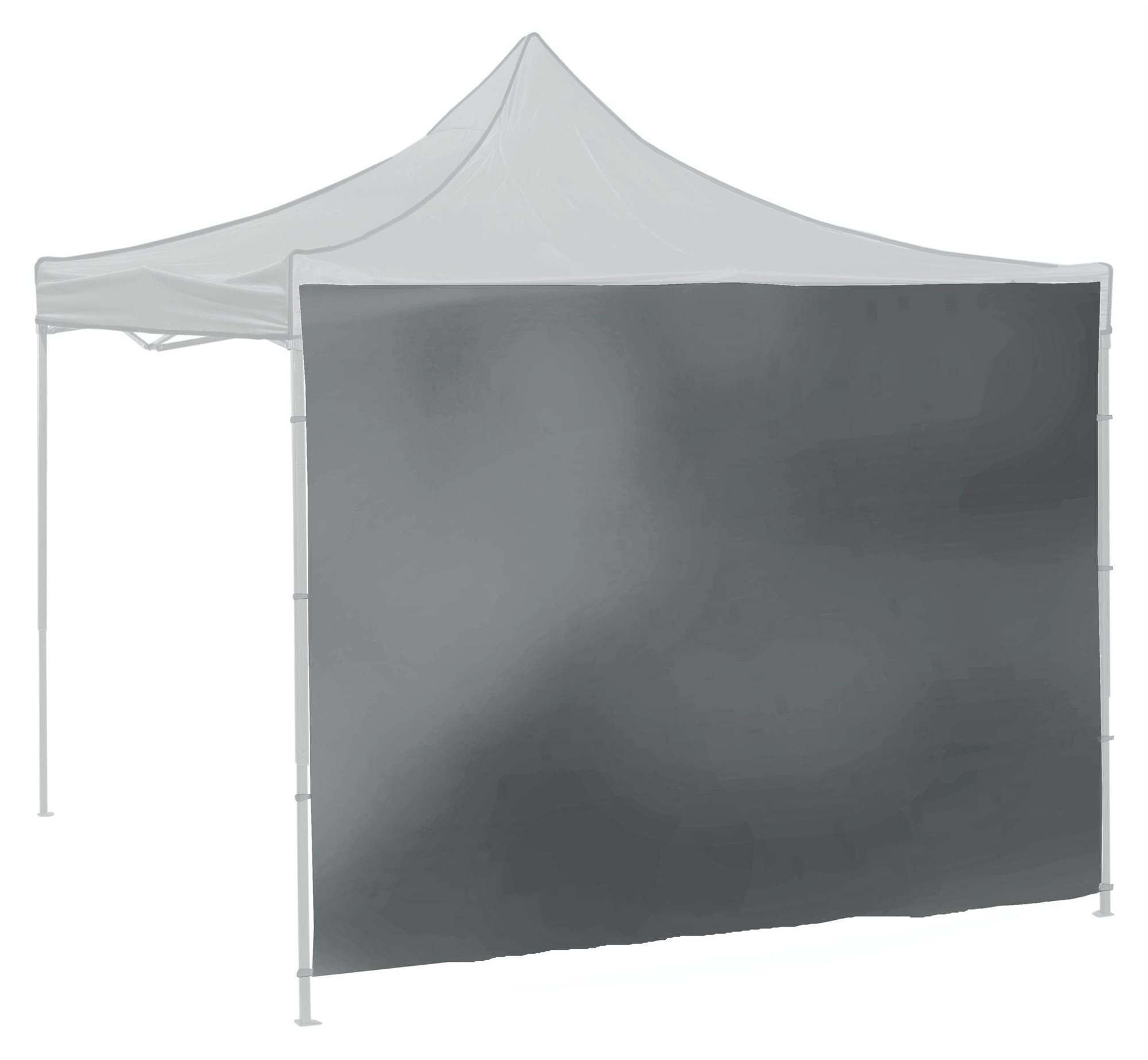 CATTARA Bočnica k altánku 2 × 3 m 210D WATERPROOF, sivá