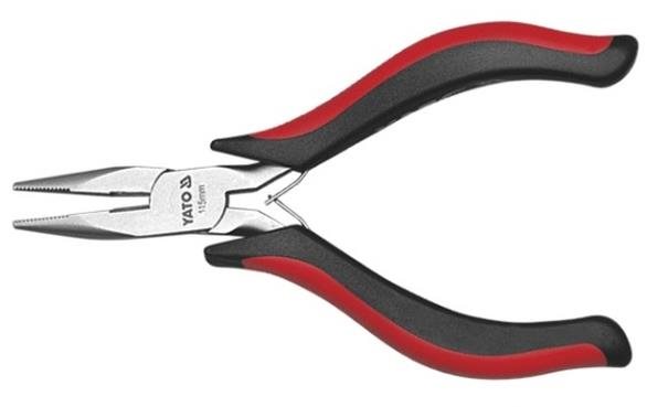 YATO Kliešte predĺžené rovné 115 mm mini