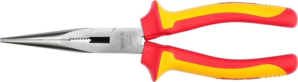 YATO Kliešte predĺžené rovné 200 mm VDE (1000 V)