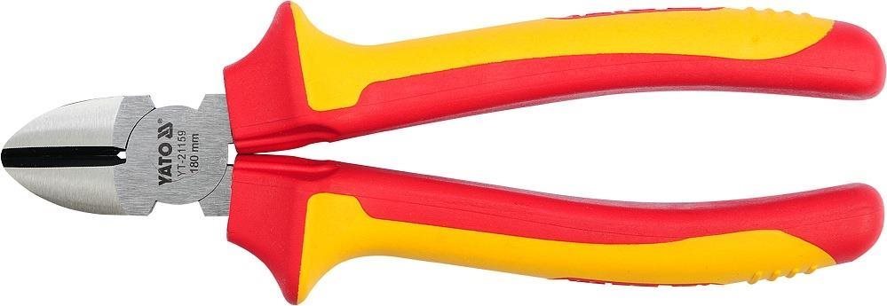 YATO – Kliešte štiepacie bočné, 180 mm VDE (1000V) YT-21159