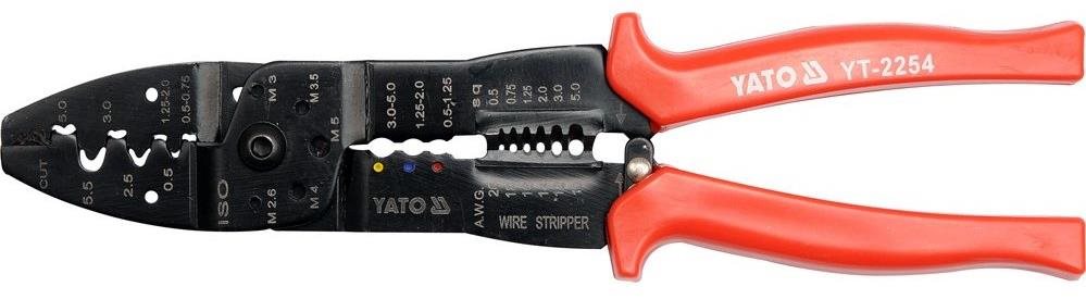 YATO – Kliešte odizolovacie a konektorové, 250 mm YT-2254