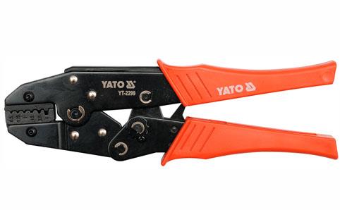 YATO Kliešte konektorové 230 mm, 22 – 12 (AWG), 0,5 – 4,00 mm²