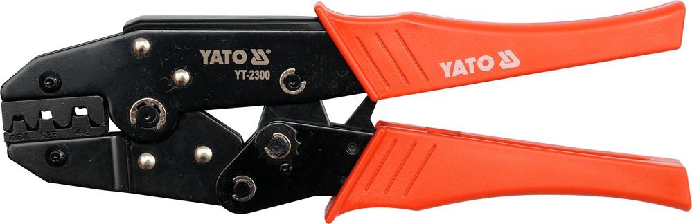 YATO Kliešte konektorové 230 mm, 20 – 18 (AWG), 0,5 – 6,00 mm2