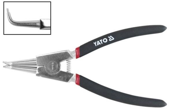 YATO Segerové kliešte 150 mm vonkajšie ohnuté CrV
