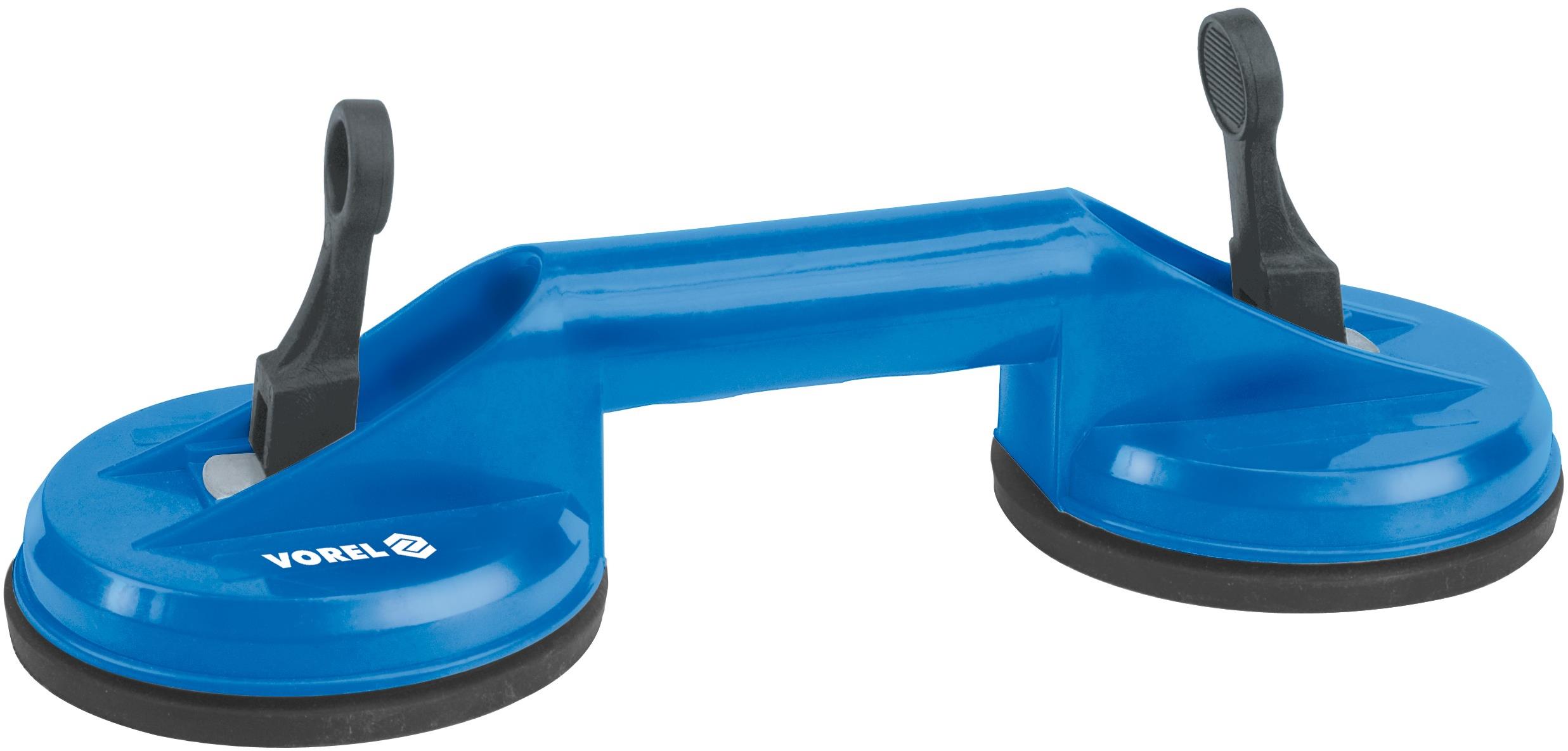 VOREL Rukoväť podtlaková na sklo 115 mm × 2 do 70 kg