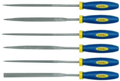 VOREL Pilníky ihlové 140 mm v sade TO-25351