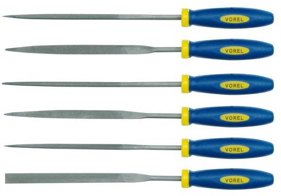 VOREL Pilníky ihlové 160 mm v sade TO-25352