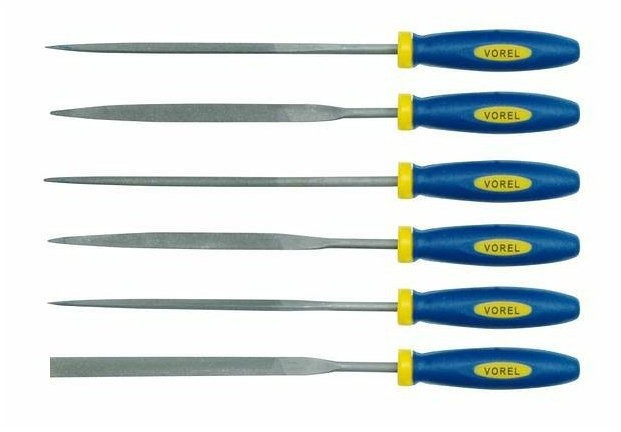 VOREL Pilníky ihlové 180 mm v sade TO-25353