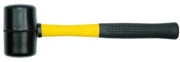 VOREL Kladivo gumové 76 mm rukoväť zo sklenených vlákien