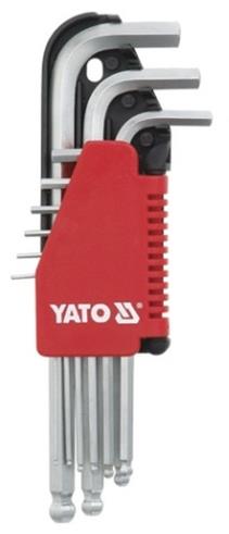 YATO Kľúče imbus s guľôčkou v sade dlhšej YT-0507