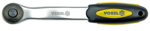 VOREL Račňa 1/2" 260 mm vyhnutá CrV 72 zubov