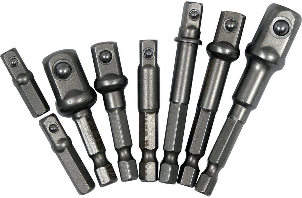 YATO Súprava adaptérov do vŕtačky HEX 1/4" na gola hlavice 8 ks