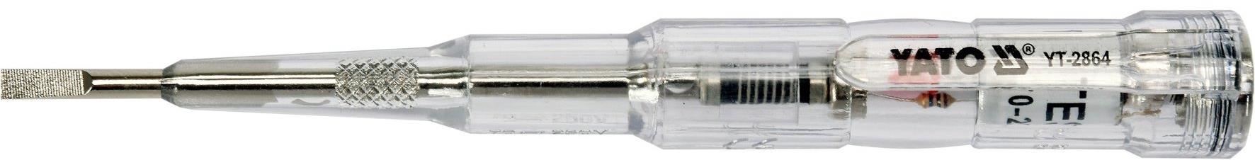 YATO Skúšačka napätia 70 – 250 V YT-2864 (2× 1,5 V LR41)