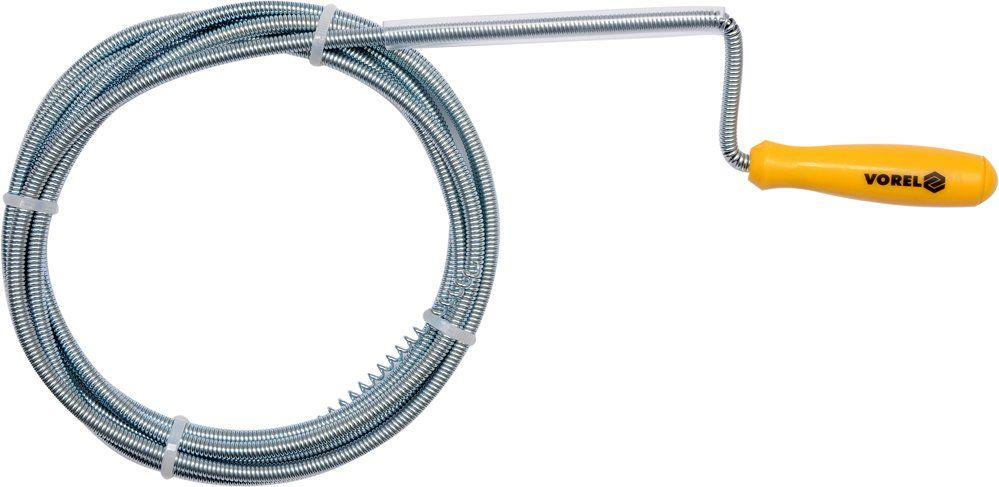 VOREL Špirála kanalizačný priemer 6 mm, 3 m TO-55542