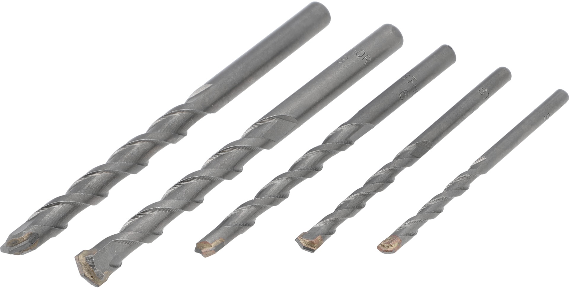 STHOR Vrtáky do betónu HSS v sade TO-23331