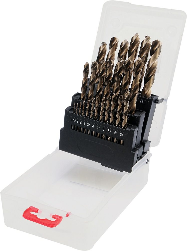 YATO Vrtáky na kov v sade HSS-COBALT 1 – 13 mm YT-41605