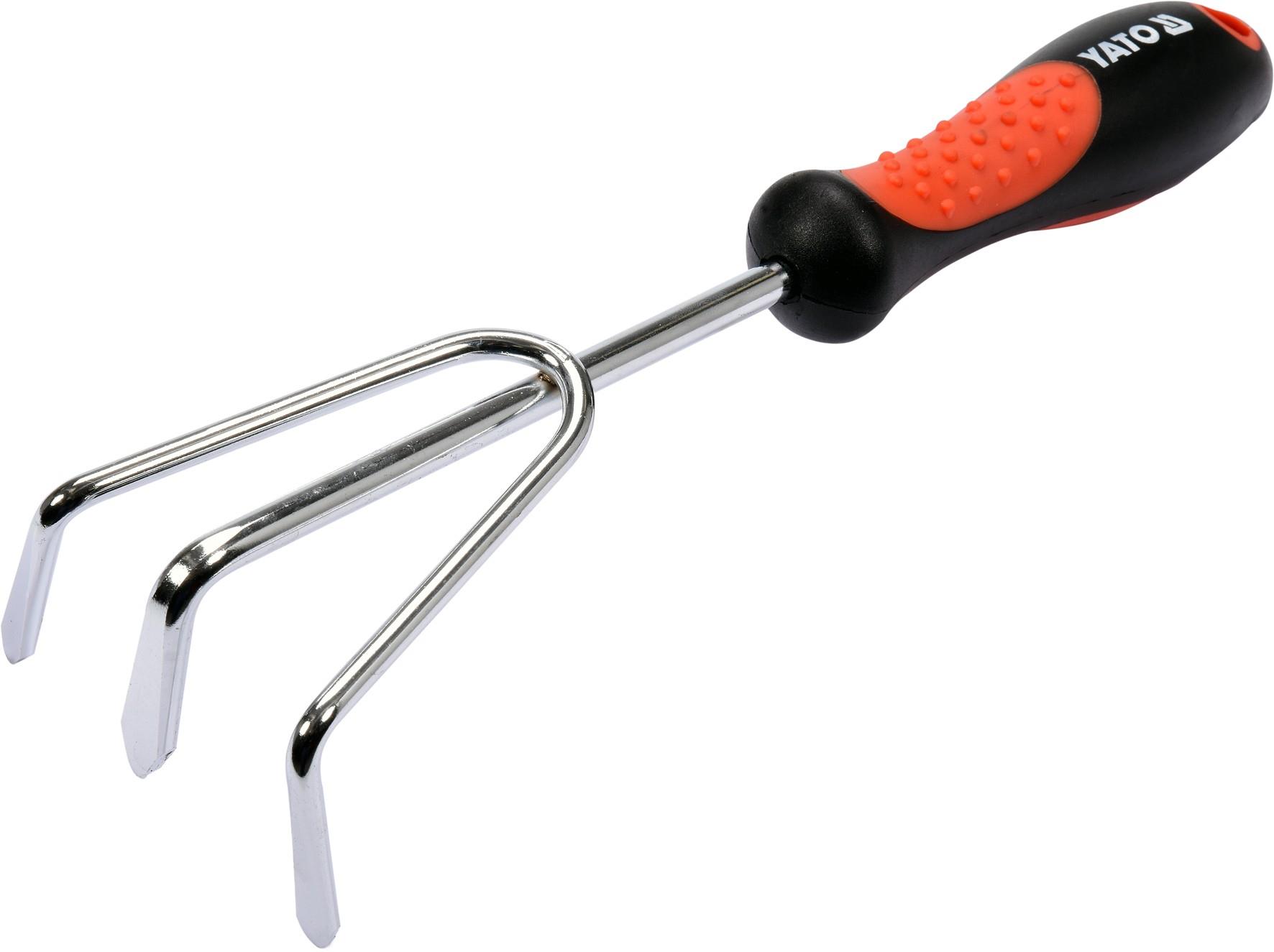 YATO Kultivátor 3 zuby 270 mm chróm