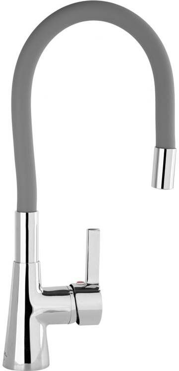 FALA Vodovodná batéria drezová flexibilná – svetlo sivá