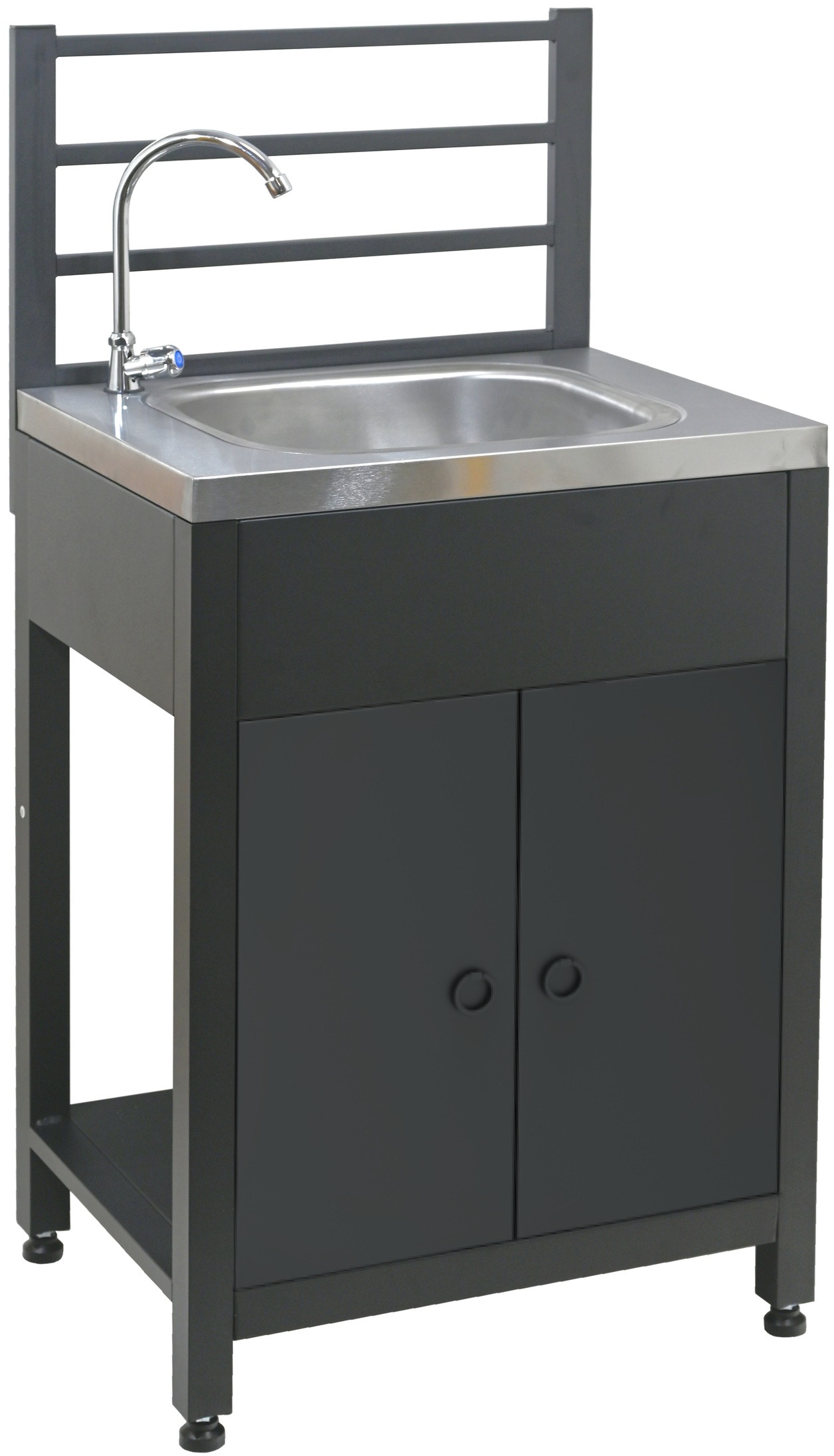 CATTARA Modul stôl s drezom TORINO 1 pre vonkajšiu kuchyňu 60 × 47 × 123 cm