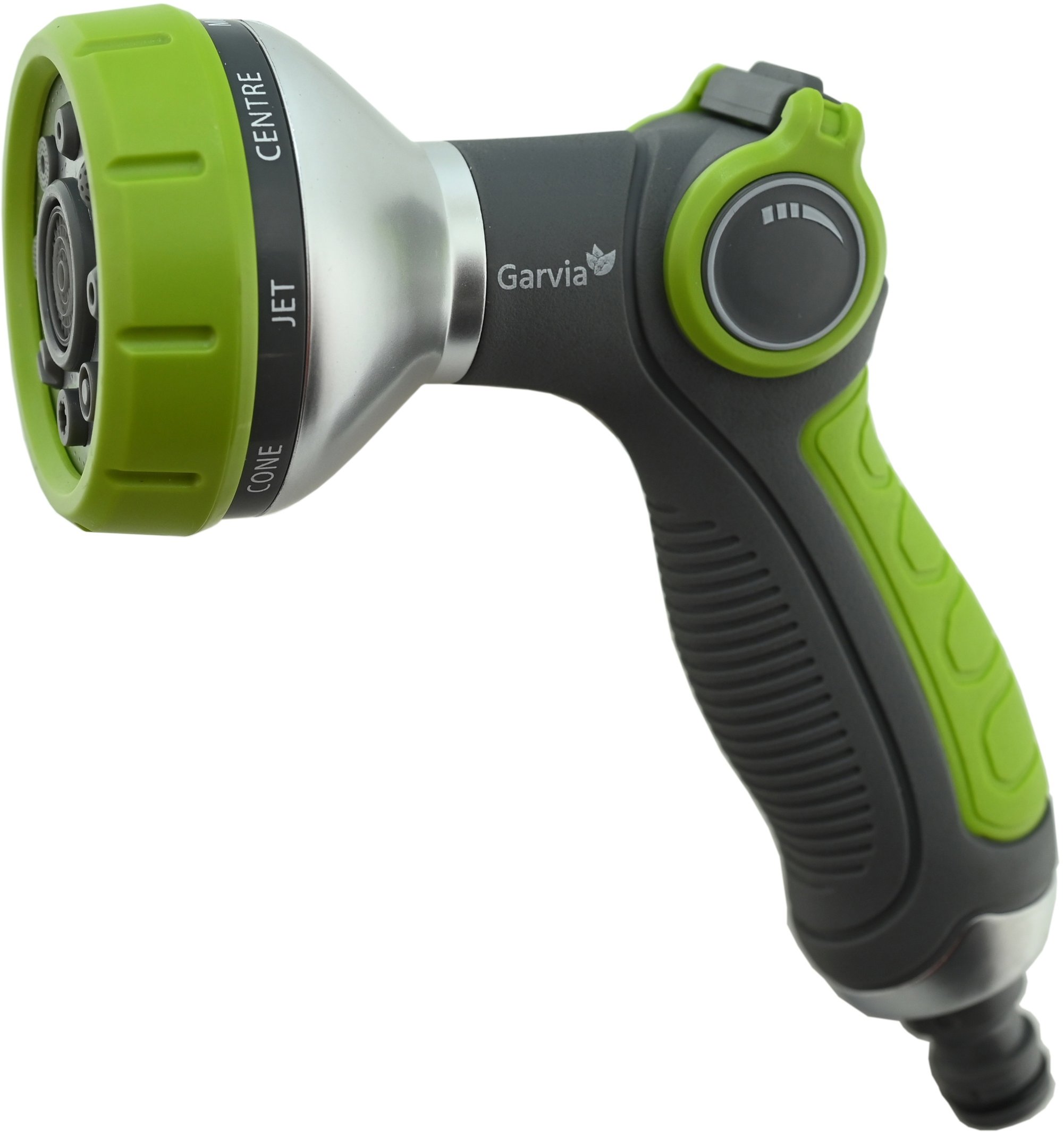 GARVIA Zavlažovacia pištoľ kruhová kov/plast 8 funkcií