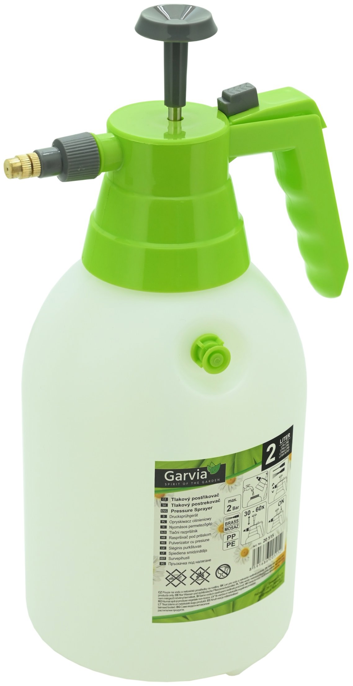 GARVIA Postrekovač ručný tlakový 2 l