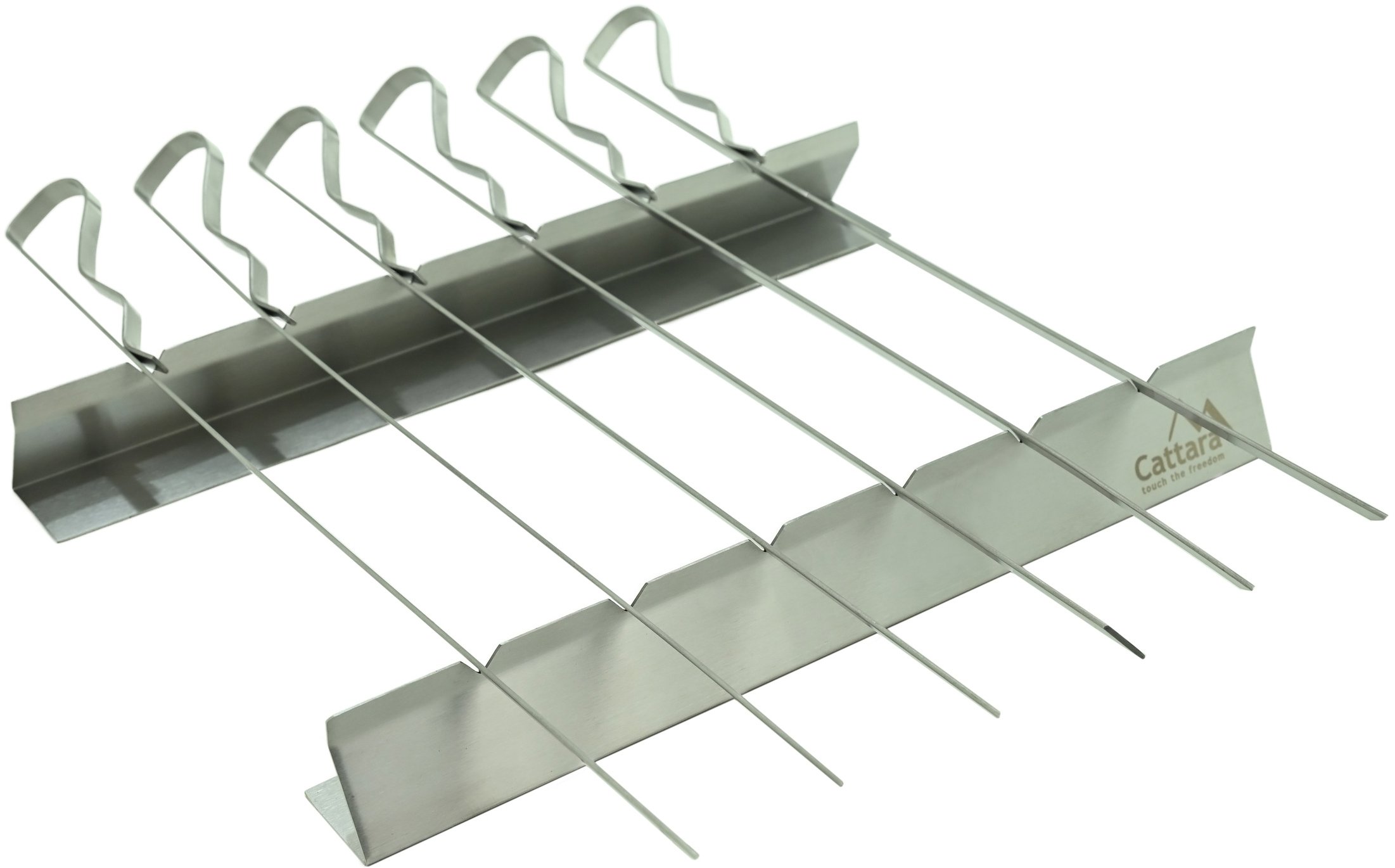 CATTARA Grilovacia súprava na špízy veľká, 43 cm, 6 ks