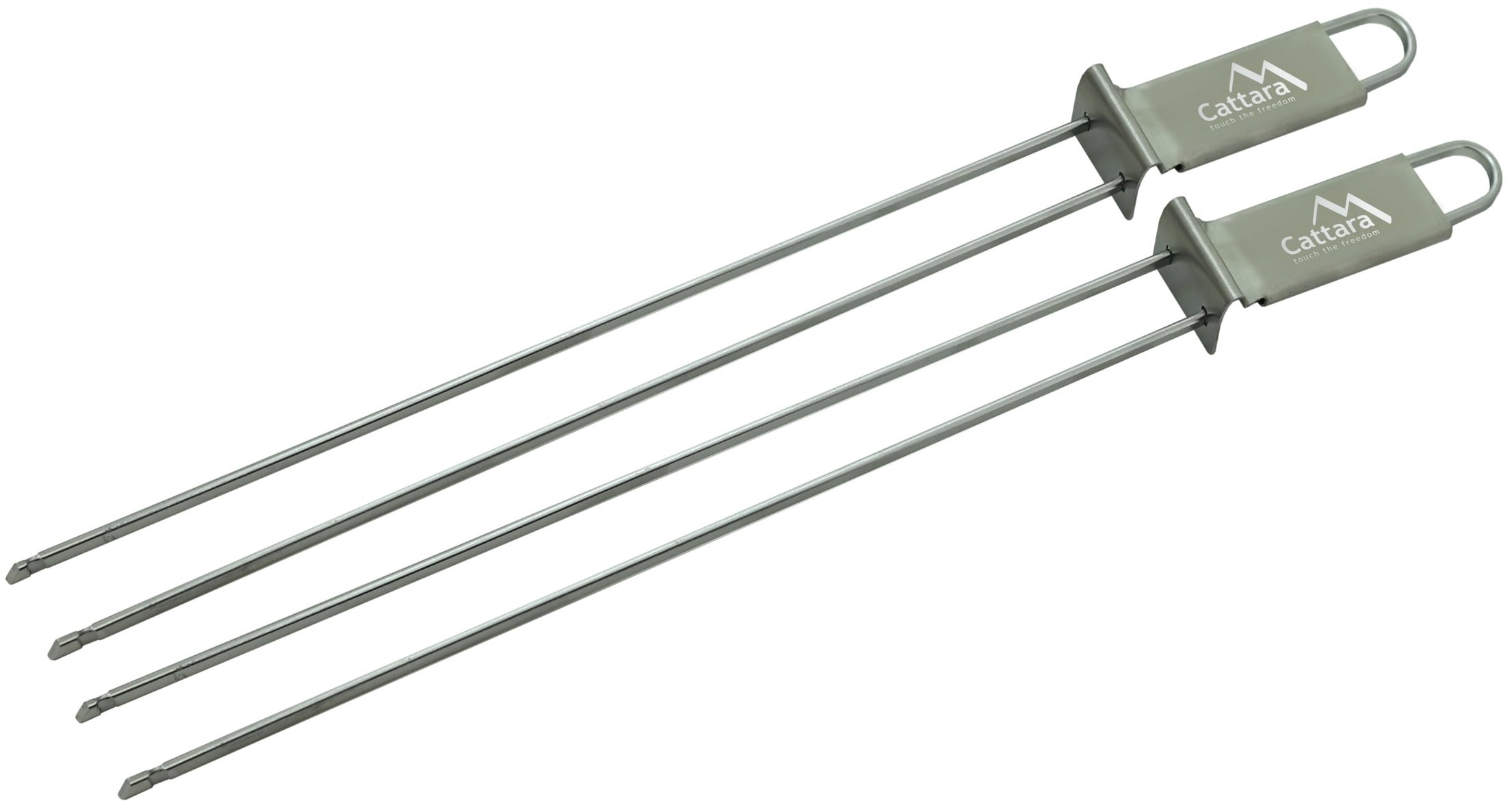 CATTARA Grilovacie špízy dvojité, 32 cm, súprava 2 ks