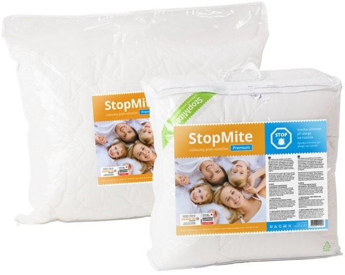 StopMite Premium súprava vankúš 70 × 90 + prikrývka 140 × 200 cm