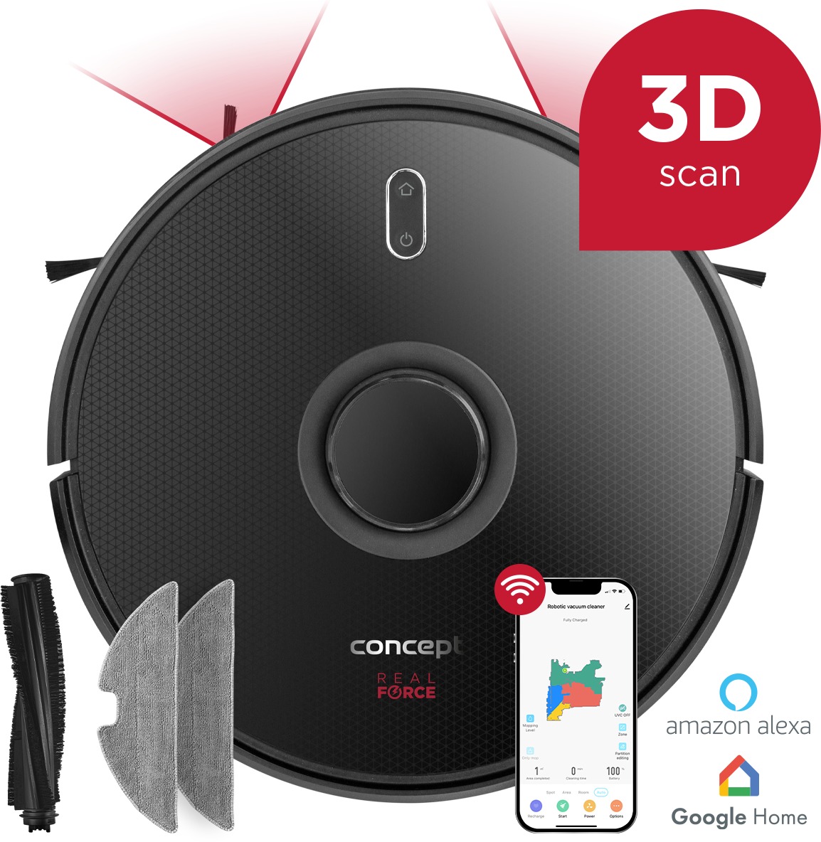 Concept VR3400 2 v 1 REAL FORCE Laser 3D