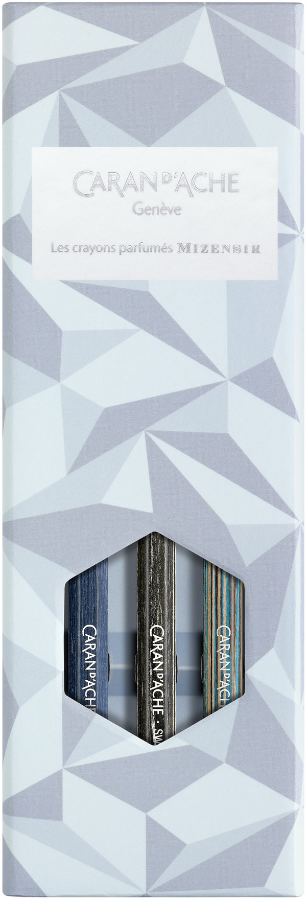 CARAN D'ACHE parfumovaná, HB, šesťhranná – sada 3 ks