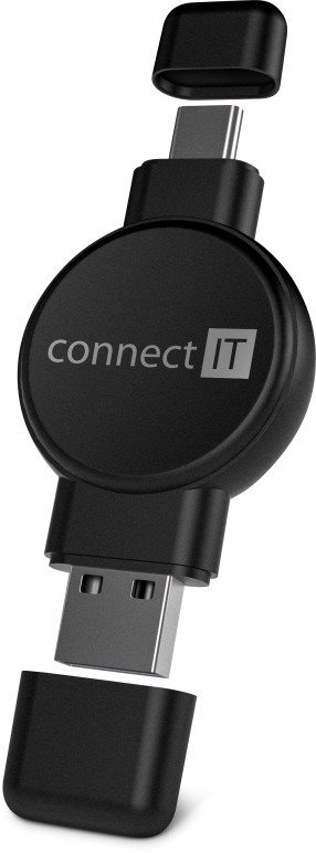Connect IT WatchTravelCharge bezdrôtová ČIERNA