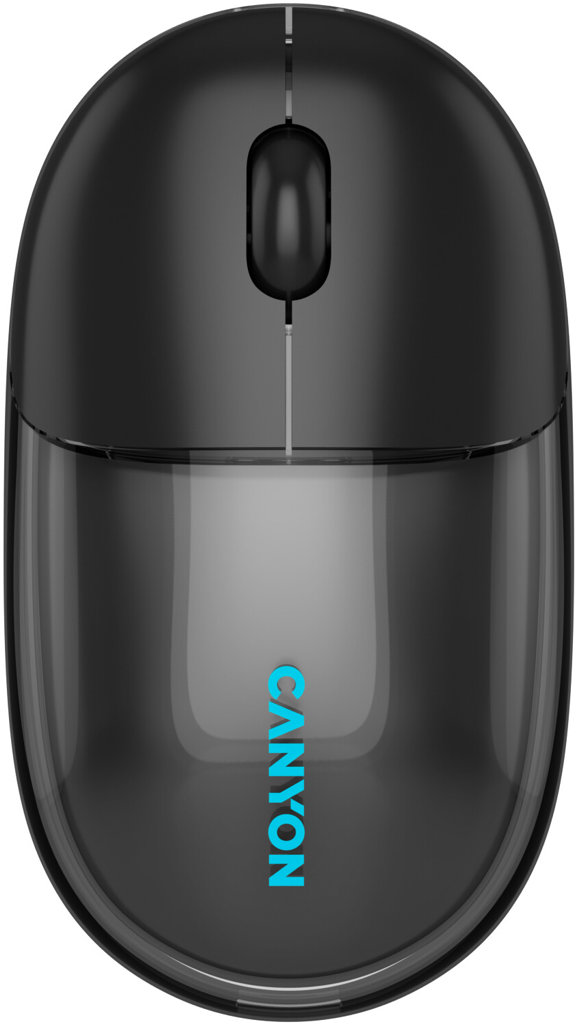 CANYON OnClick 24 BT/Wireless Transparent/Black