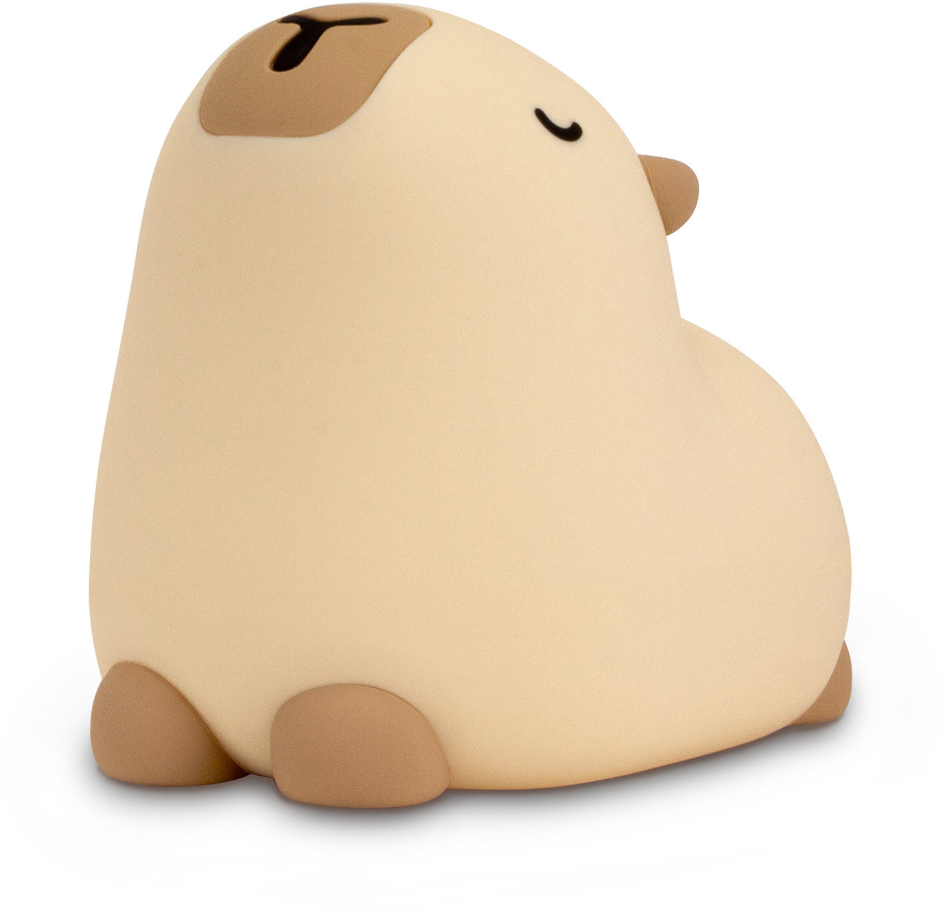 CONNECT IT detské nočné svetlo kapybara, hnedé