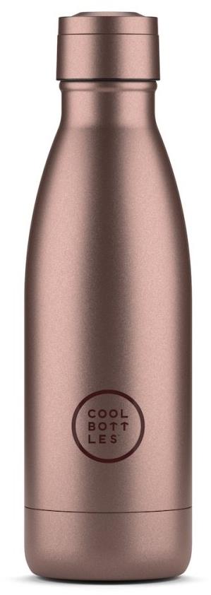 Cool Bottles nerezová termofľaša Metallic Rose trojvrstvová 350 ml