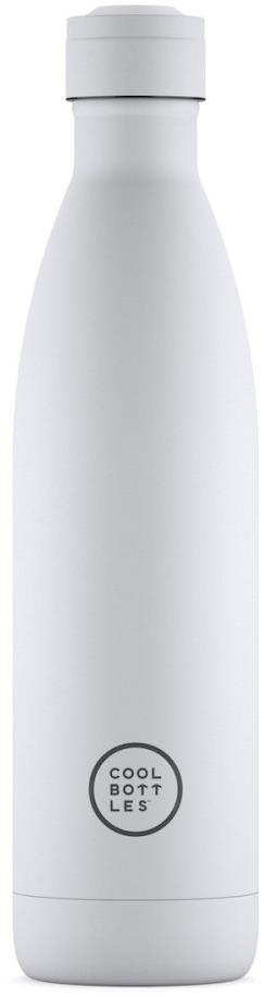 Cool Bottles nerezová termofľaša Mono White trojvrstvová 750 ml